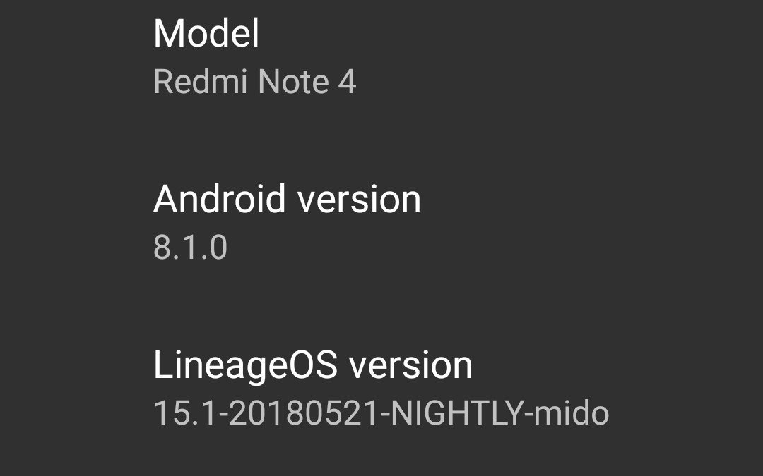 Cài Android 8.1 cho Xiaomi Redmi Note 4X
